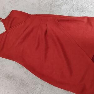 Have Asymmetrical Red Dress